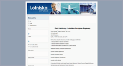 Desktop Screenshot of lotnisko.szczytno.pl