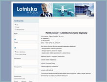 Tablet Screenshot of lotnisko.szczytno.pl
