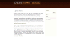 Desktop Screenshot of airport.szczytno.pl